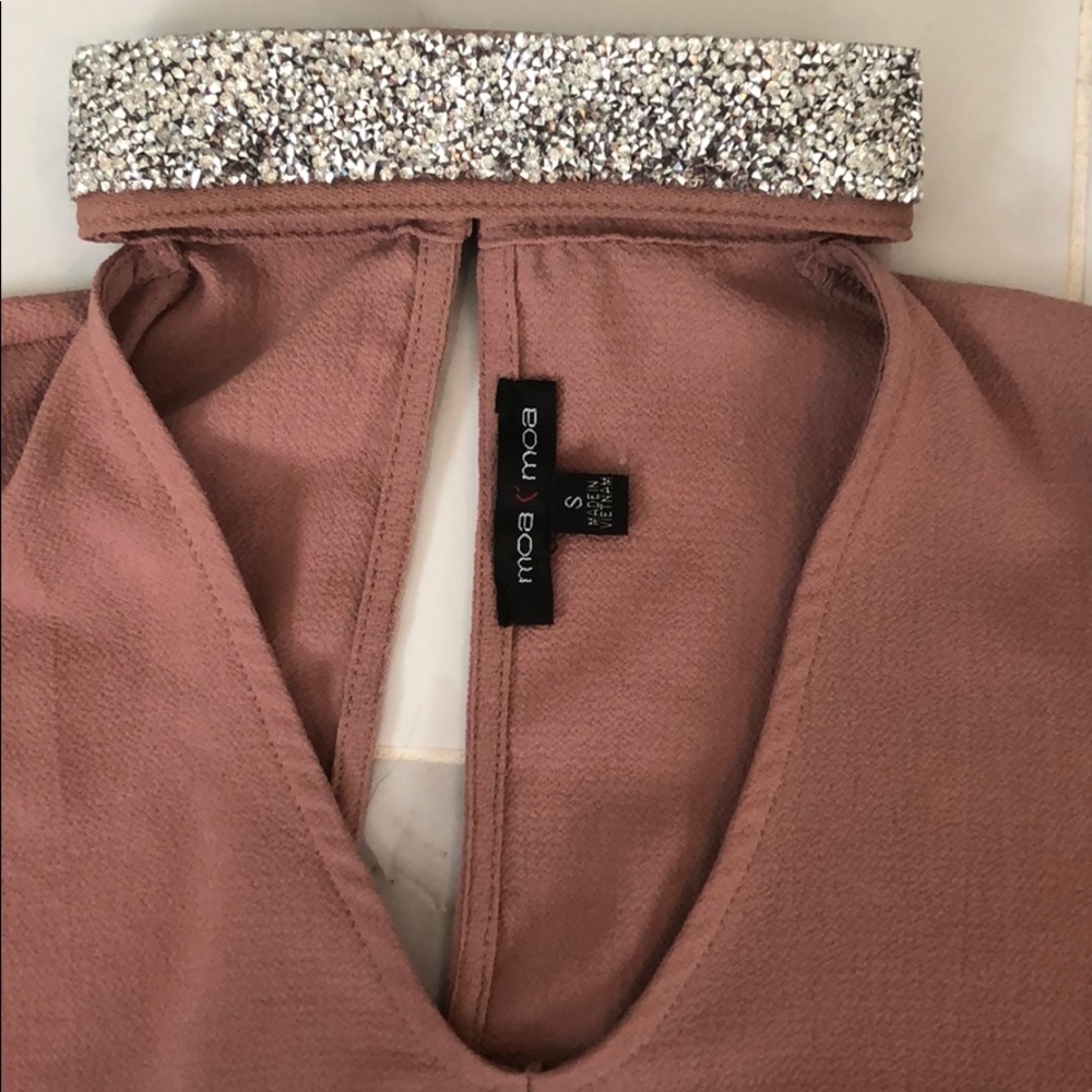 Mauve blouse
